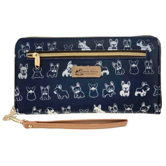Uma Hana Handbags - Waterproof Frenchie Zipper Long Wallet Fits Phone